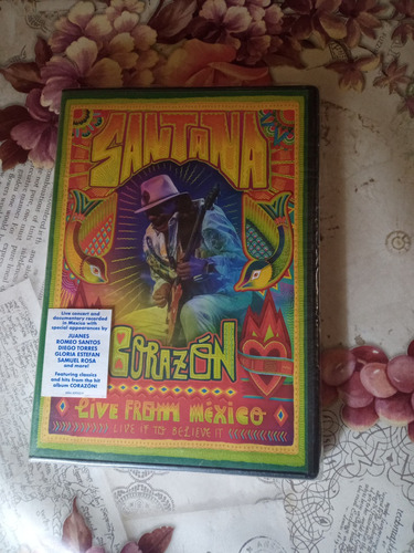 Dvd Santana ( Nuevo Cerrado) 