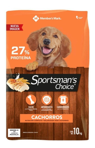 Alimento Croquetas Perro Cachorro Sportsmans Choice 10kg