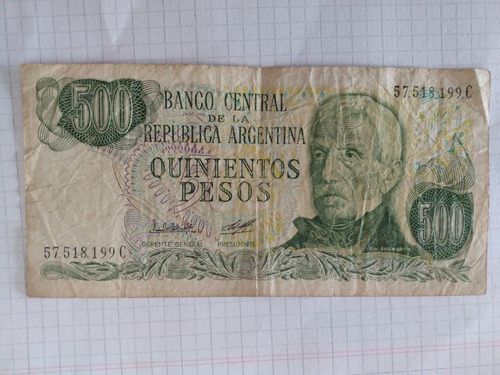 Billete De 500 Pesos 