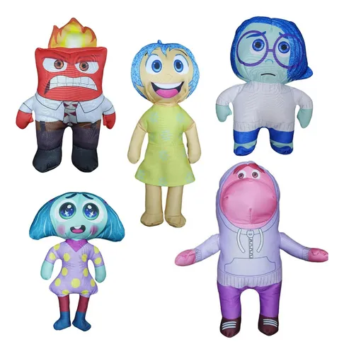 Combo X 9 Peluches Personajes Intensamente 2 Inside Out