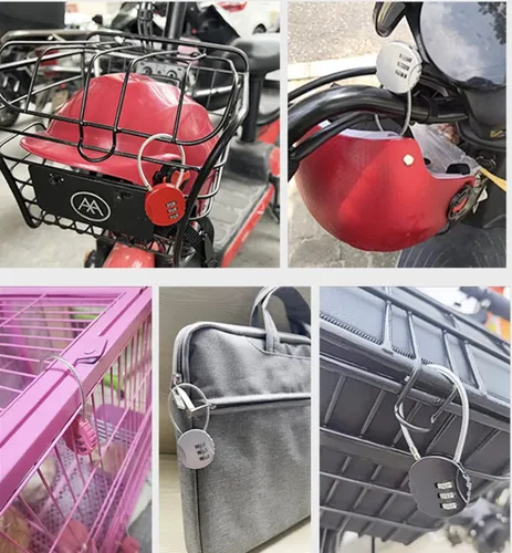 5pzs Candados De Combinación Mini Casillero Por Mochila