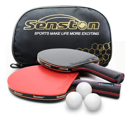 Professtional Juego 2 Pala Tenis Mesa Avanzada Ping Pong