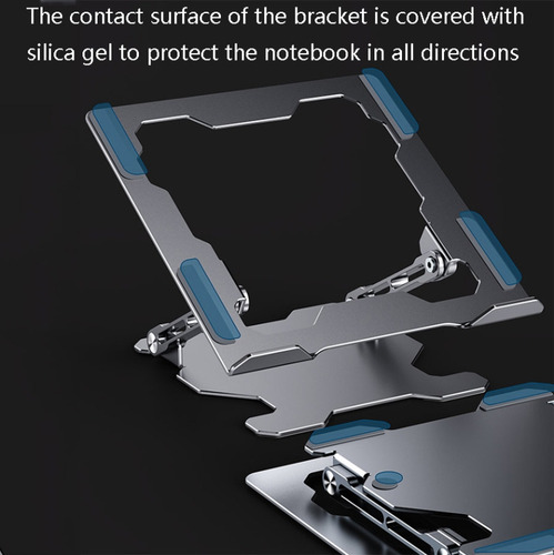 Soporte Plegable Para Portátil Moon Silver