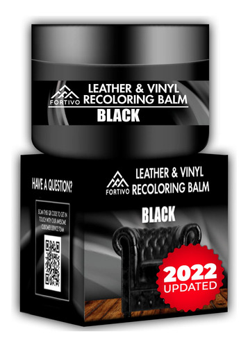 Balsamo Recoloreador De Cuero Negro - Kits De Reparacion De