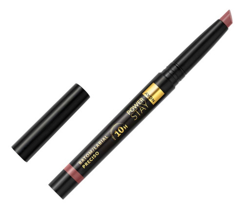 Avon Power Stay Labial Preciso En Barra Hasta 10h Duración Feisty Fawn