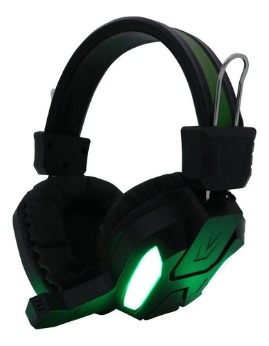 Fone De Ouvido Headset Gamer Bat X Ellent H7 Com Led Verde