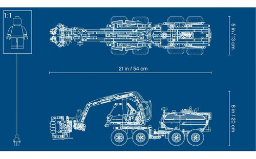 Cosechadora forestal LEGO Technic 42080 Bricktoys