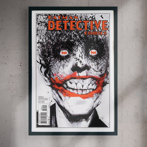 Cuadro 60x40 Dc - Joker - Comic Cover