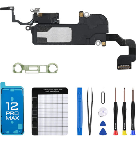 Para iPhone 12 Pro Max Auricular Altavoz Frontal Kit De Repa