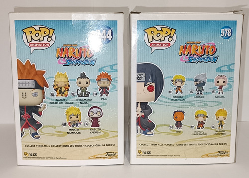 Funko Pop - Pain Glow & Itachi Exclusive - Naruto Shippuden (Usado)