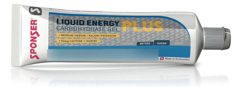 Tubo Gel Sponser Liquid Energy Carbohydrate Gel Energia Sabor Plus Neutro