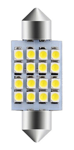 Bombillo De Techo Led 16 Smd Sofito Festoon 39mm 12v X 3 Und