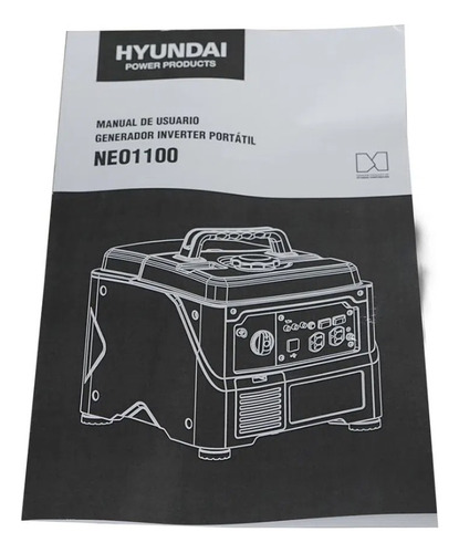 Generador Hyundai Inverter Abierto 1,100w 110v - Neo1100