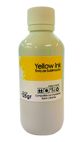 Tinta Para Sublimacion Sublimar 125ml  Amarillo