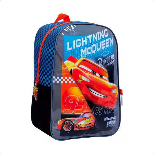 Mochila Rayo Mcqueen Cars Original Escolar Infantil 40x30 Cm