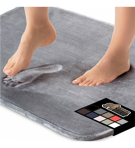 Alfombra De Baño De Espuma Viscoelastica Gruesa Alfombrilla