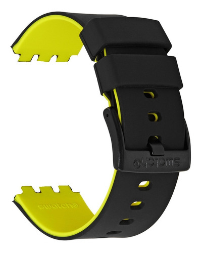 Correa Reloj Swatch Big Bold Checkpoint Yellow Asb02b403
