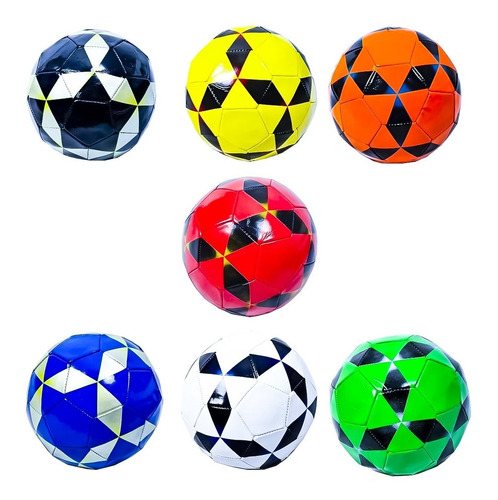 Imagem 4 de 4 de Bola De Futebol Social 5' Couro Sintético - Variadas