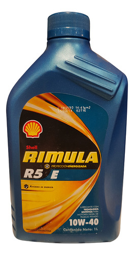 Aceite Semi Sintetico Shell Rimula R5 10w40 X1l