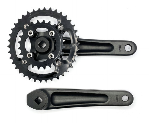 Imagem 2 de 2 de Pedivela Duplo Absolute Wild 38/24 175mm 2x9v 2x10v Mtb