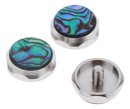 Z 3 Piezas Botones De Multicolor Para Reparación De Trompeta