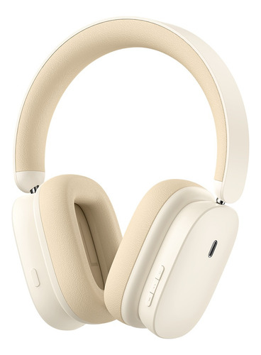 Headphone Bluetooth Baseus Bowie H1 Cancel De Ruído Tws 5.2 Cor Branco