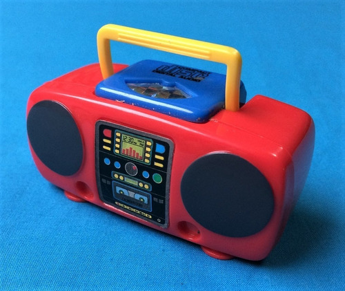 Antiguo Tajador De Colección Radio Cd Cassette En Miniatura