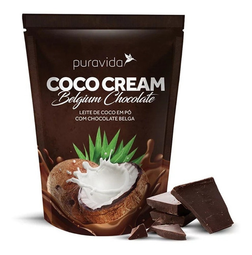 Coco Cream Belgium Chocolate 250g - Leite De Coco Puravida