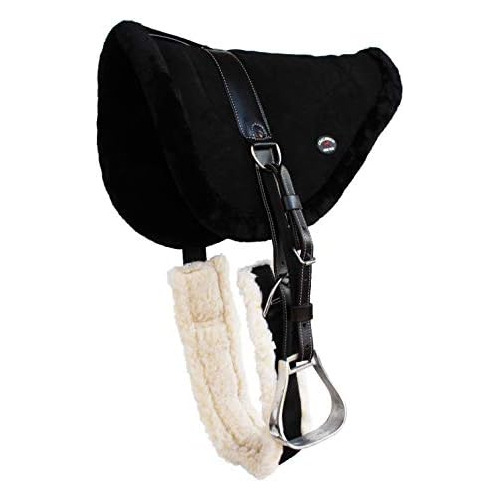 Horse Western Fleece Padded Bareback Saddle Pad W/cinch...