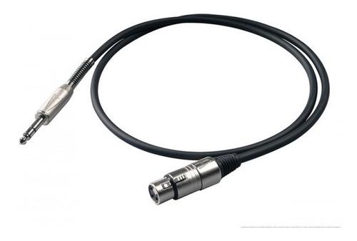 Cable Proel Xlr Hembra Plug Trs St 1/4 5mts Bulk210lu5 