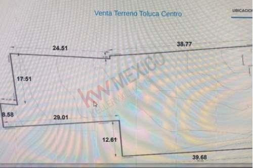 Imagen 4 de 4 de Venta De Terreno Toluca Centro 32,500,000.00 M/n
