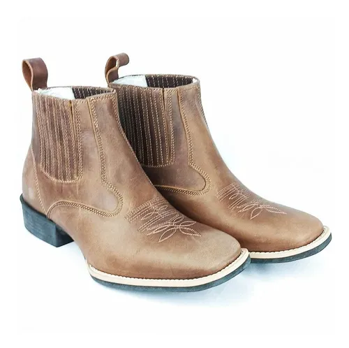 Botinas bico cheap quadrado