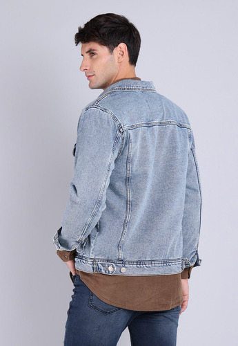 Chaqueta Denim Con Sherpa Hombre Soviet Sjkh702de