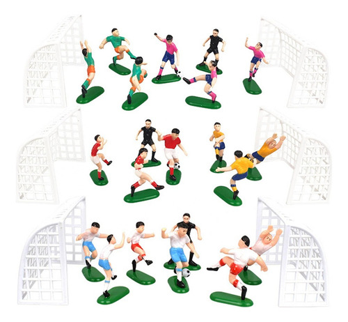. . 2 Cake Toppers Accesorios Jugadores Ducha Hornear