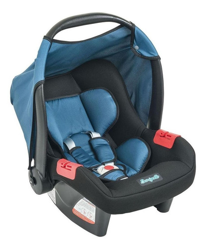 Bebê conforto Burigotto Touring Evolution SE preto e azul