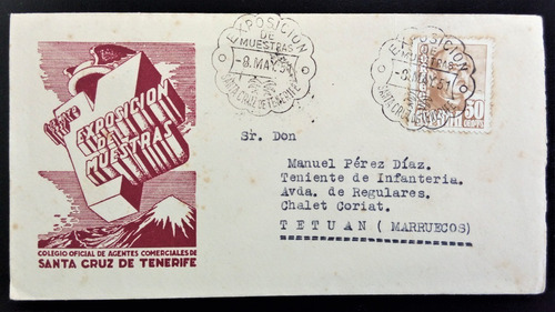 España, Sobre Exposición De Muestras Tenerife 1951 L15311