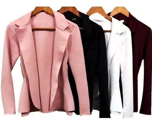 Blazer Feminino Em Neoprene
