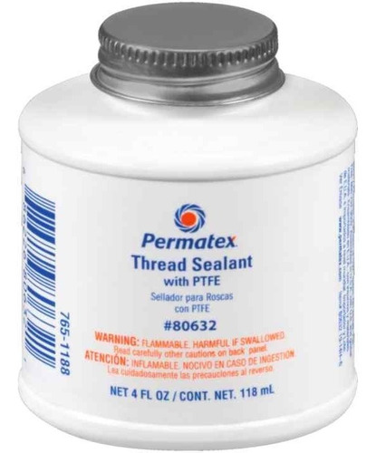 Sellador Roscas  Con Teflón 118ml (80632), Permatex