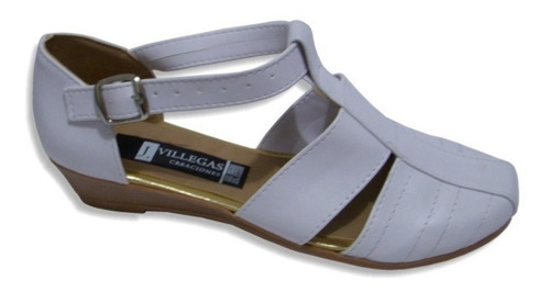 Imagen 2 de 3 de Zapato Huarache Tipo Piel Con Tacón Flat Mujer Empeine Alto