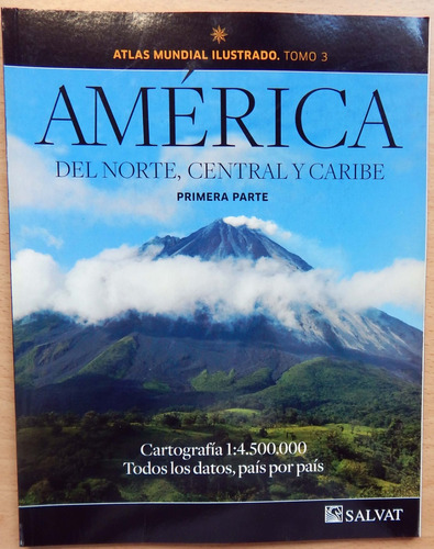 Atlas Mundial Ilustrado América Del Norte Central Y Caribe 