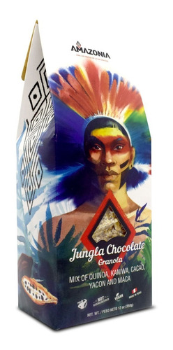 Granola Amazonia Jungla Chocolate 100% Natural 350gr