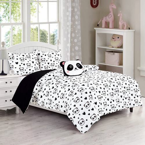 Chezmoi Collection Juego De Ropa De Cama De 4 Piezas Para Ni