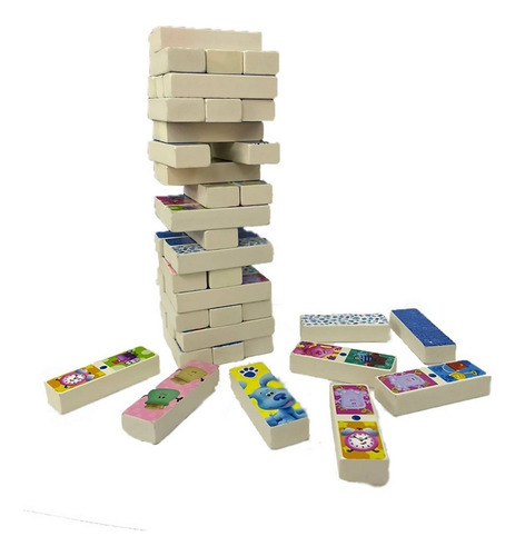 Set De Juego 3 En 1 Torre,memoria Y Domino