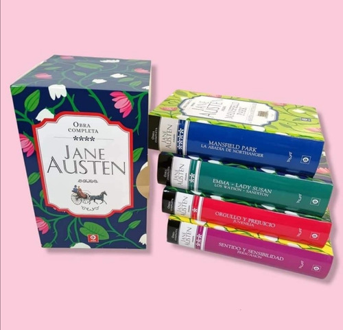 Obras Completas 4 Tomos Jane Austen Hermosa Colección 