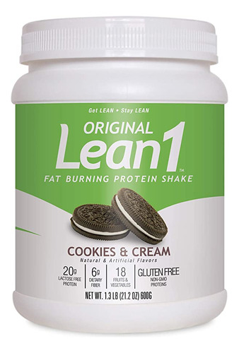 Batido Nutrition53 Lean1, Galletas Y Crema, 1.3 Libras Aume