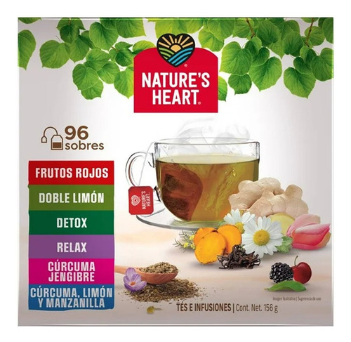 Tés E Infusiones Nature's Heart Varios Sabores