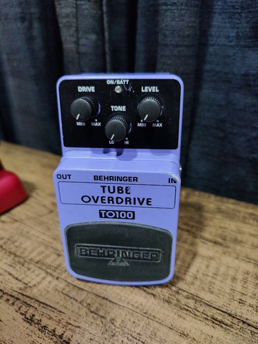 Pedal Behringer Tube Overdrive To100