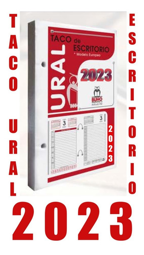 Taco Calendario Escritorio 2023 - Calendario Ural