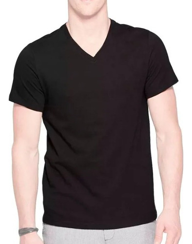 Pack 3 Polos Cuello V Para Hombre De 100% Algodón
