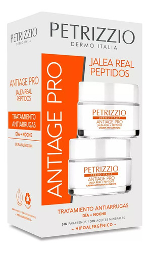 Petrizzio Set De Cremas Antiage Pro Jalea Real Peptidos